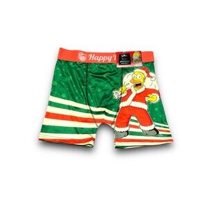 Happy Boxer Men's "The Simpsons" Boxer Briefs - Large